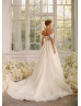 Ivory Pearl Beaded Tulle Fabulous Wedding Dress Ivory Pearl Beaded Tulle Fabulous Wedding Dress